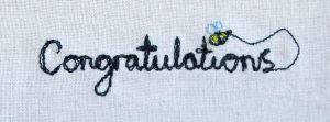 Read more about the article Free Motion Embroidery – drawing and writing with my sewing machine