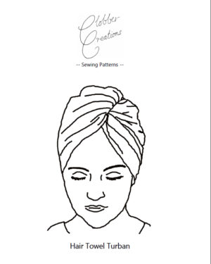 Hair Towel Turban – Sewing Pattern