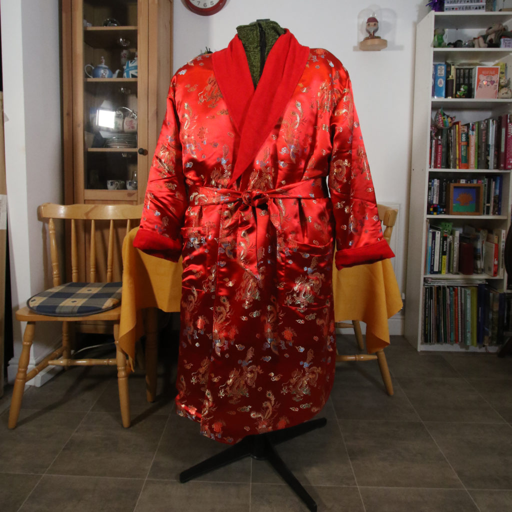 Orange Paisley Dressing Gown